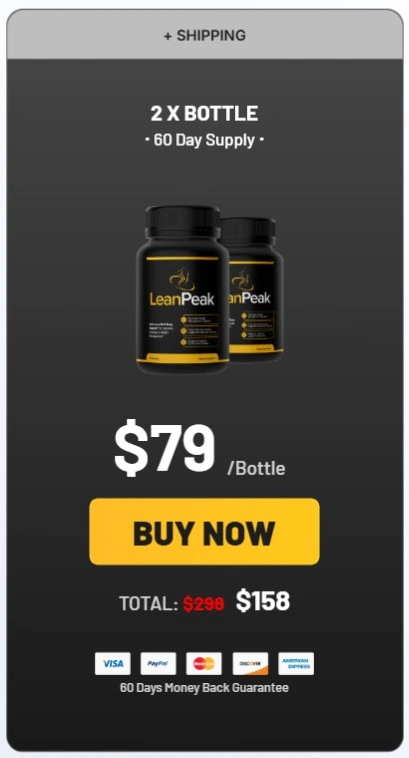 LeanPeak 2 Bottle Price
